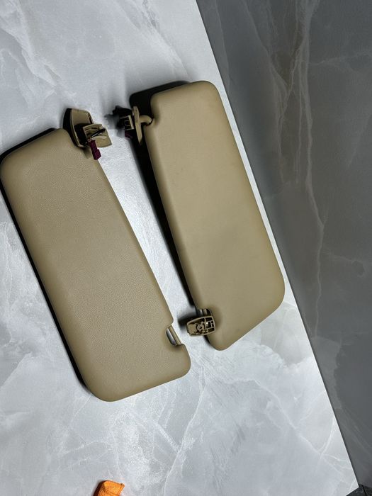 BMW E60 сонце захисні козирьки Бежевий Колір Козирьок е61 потолок