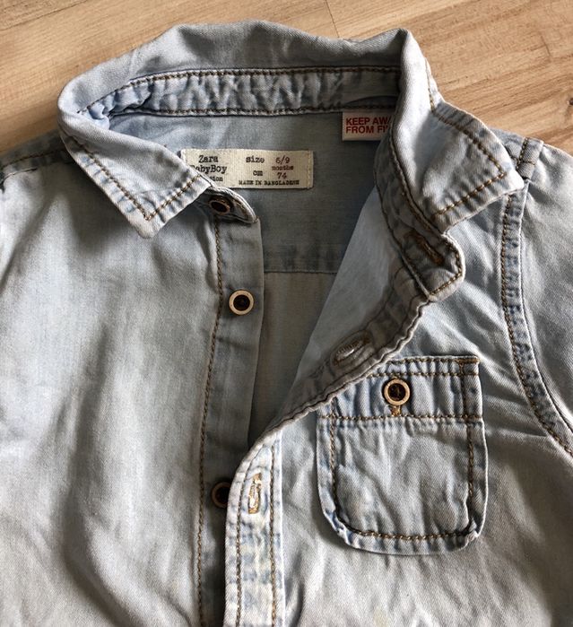 Koszula jeansowa Zara 74