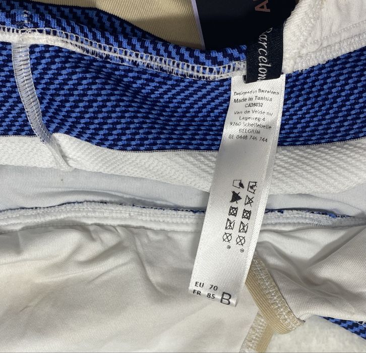 Andres Sarda  strój kąpielowy ,nowy POP 70B- paski niebieski,biały