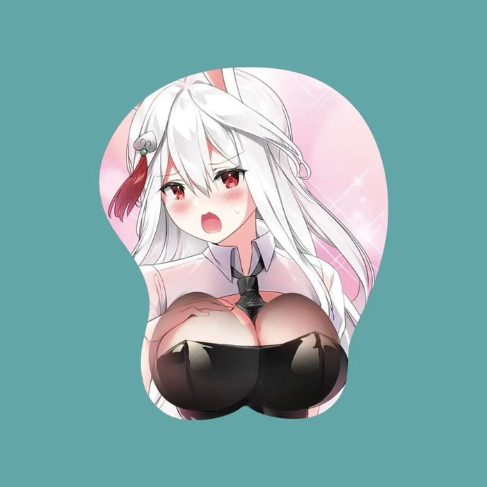 Килимок для мишки з подушкою під зап'ястя, з грудьми, аніме коврики