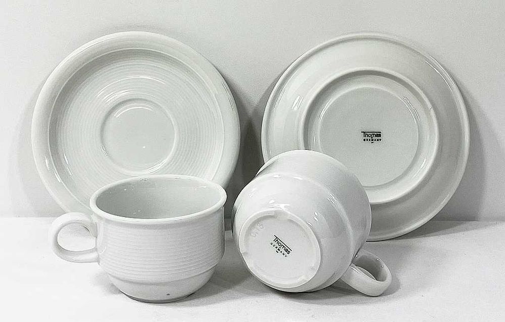 2 Filiżanki na talerzykach + Dzbanek marki Thomas Germany