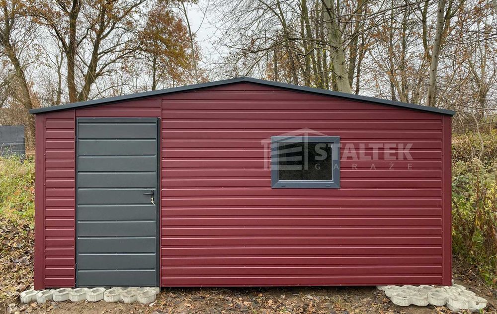 Schowek - Domek ogrodowy 5x4m drzwi okna Dach dwuspadowy ST190
