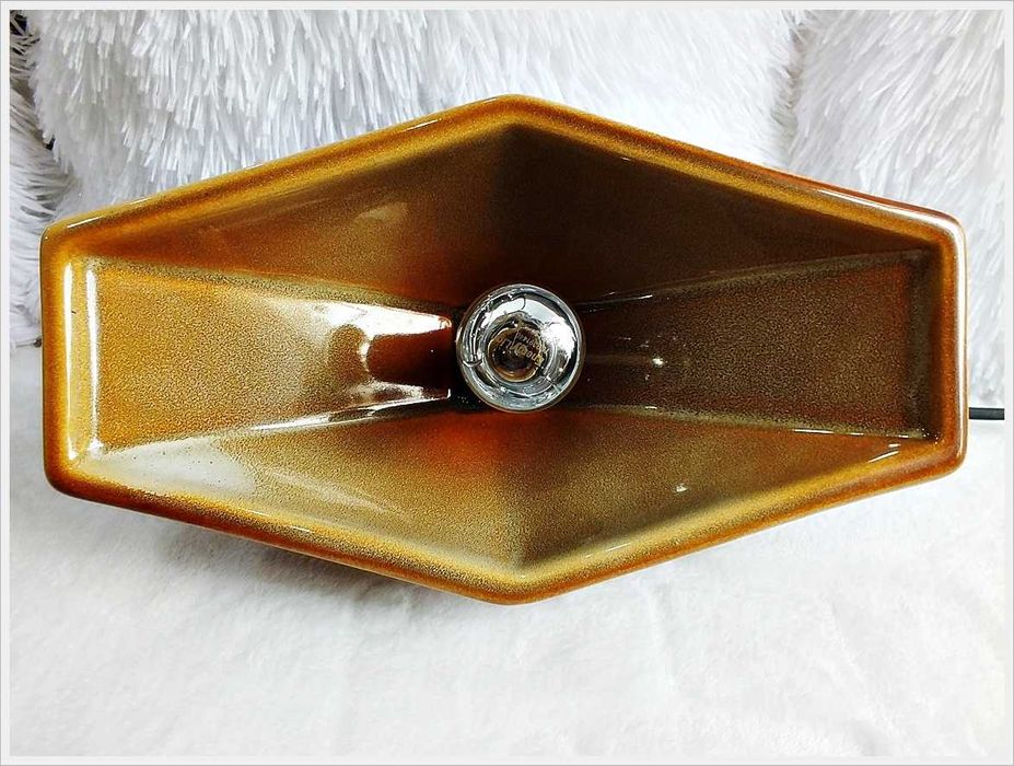 Kinkiet ceramiczny, A. Sadulski, Mirostowice, Polam, 70' Lampa PRL