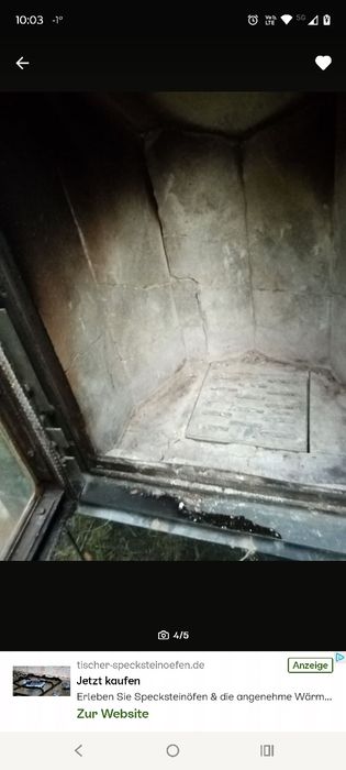 Kominek opalany drewnem