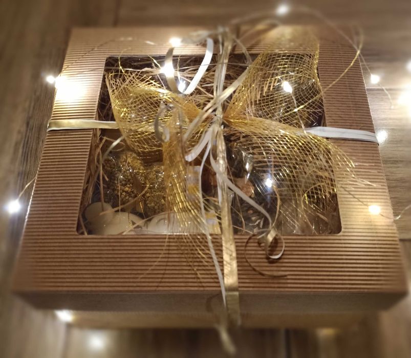 box miodowy prezent miód imieniny podziękowania