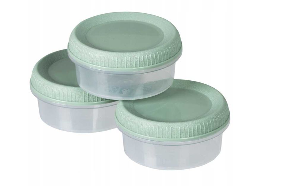 Zestaw 3 pojemników na sos Smart To Go Eco Line 3 x 0,8 l CURVER