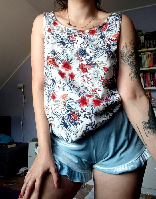 Bluzka s Janina w kwiaty