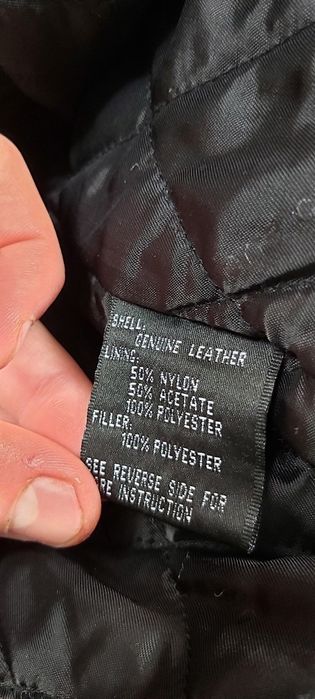 Kurtka skórzana Pierre Cardin czarna