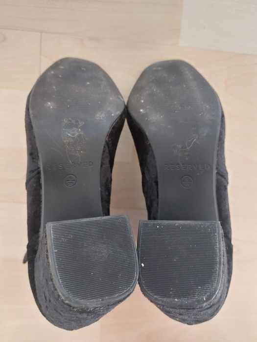 Botki welurowe Reserved 38