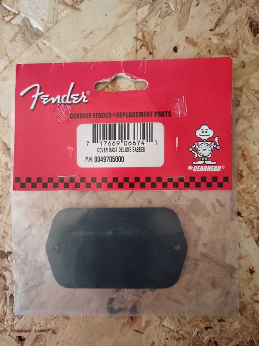 Fender Black Battery Compartment Cover