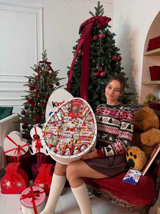 Подарок НА ЛЮБОЙ БЮДЖЕТ. Бокс со сладостями. Девушке,маме 14 февраля