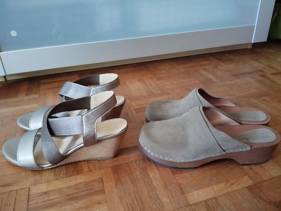 5 pares sandálias e socas, novas nr 40