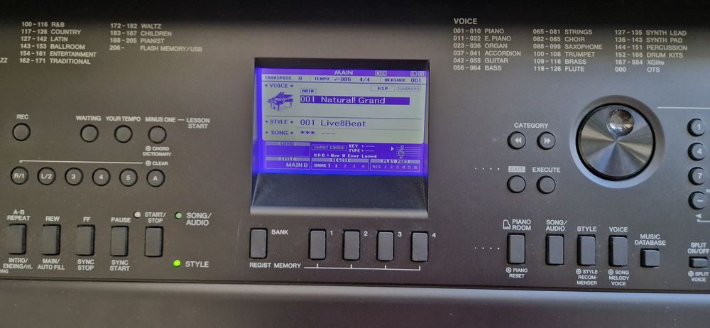 Teclado digital Yamaha dgx 660