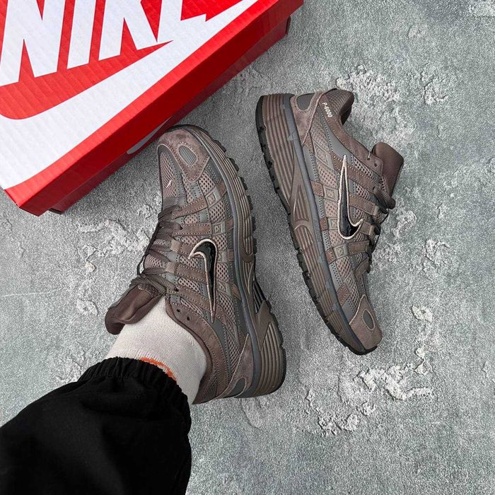 !SALE! Кросівки Nike P-6000 Brown Chocolate Premium 41 42 43 44 45 найк п-6000