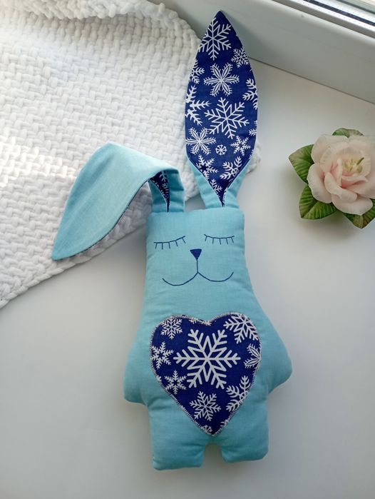 Сплячий зайчик, іграшка для сна, подарунок новонародженому, ручна робо