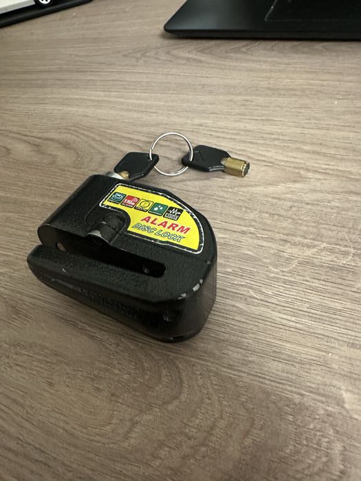 Замок протиугоний на диск для мотоцикла або велосипеда