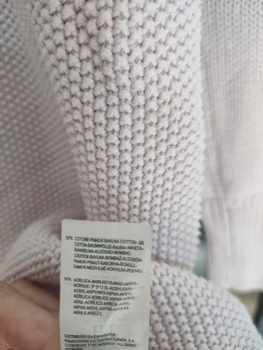różowy sweter tunika