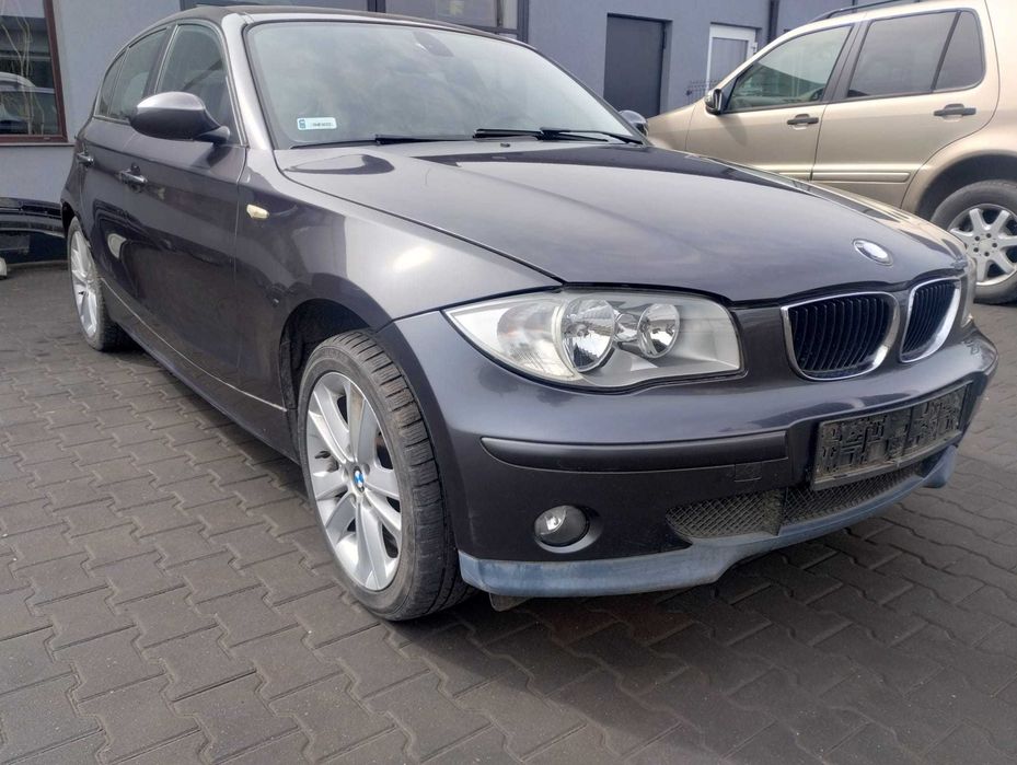 Zderzak przód przedni kompletny BMW 1 E87 E81 przed lift  A22/7 Sparkling Graphite Metallic