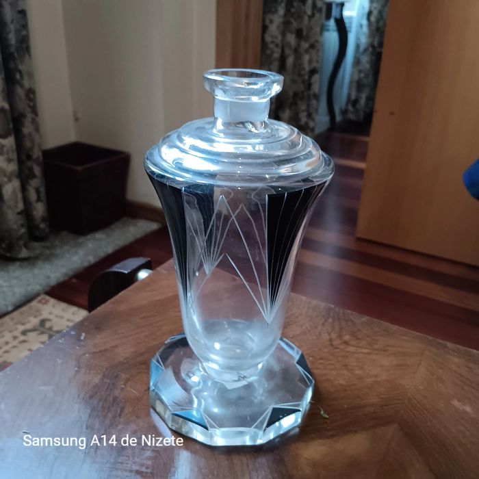 Frasco em cristal Art Deco Baixa de preço