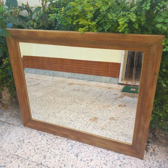 ESPELHO de Madeira como Novo