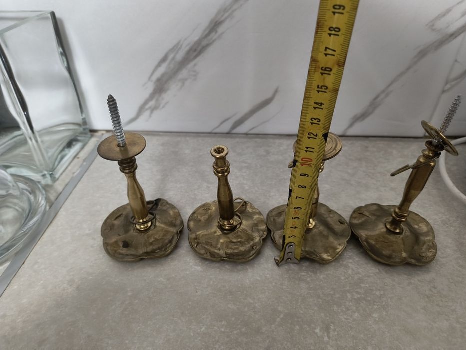 Rozety do firan mosiądz