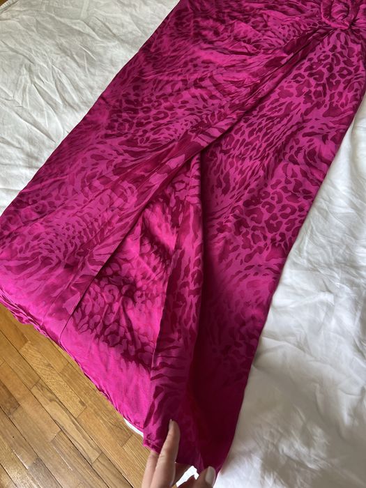 Спідничка Zara шовкова рожева