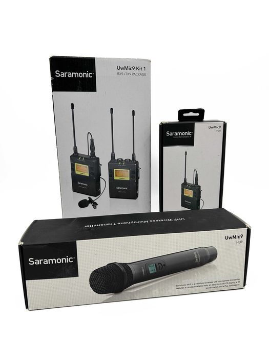 Мікрофонна система Saramonic UWMIC9 (TX9+TX9++RX9) + мікрофон HU9