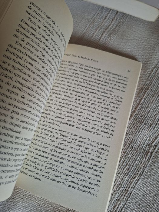 Portugal Hoje O Medo de Existir José Gil