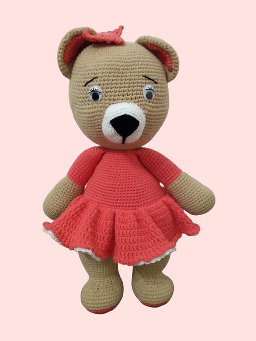 Ursinha de Croché - Artesanato Fofo e Personalizável