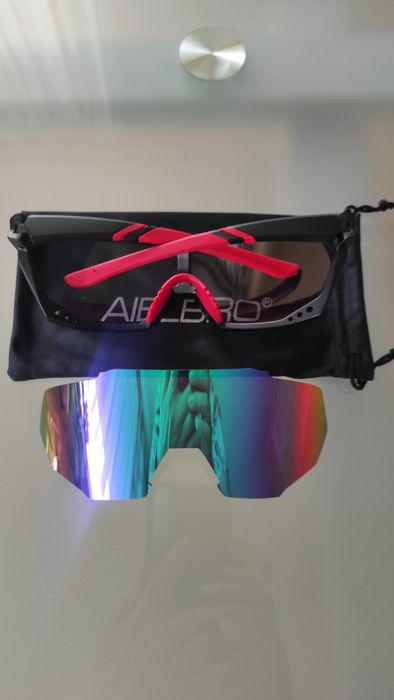 Okulary fotochromowe z polaryzacją+dodatkowe szkła Nowe MTB na rower