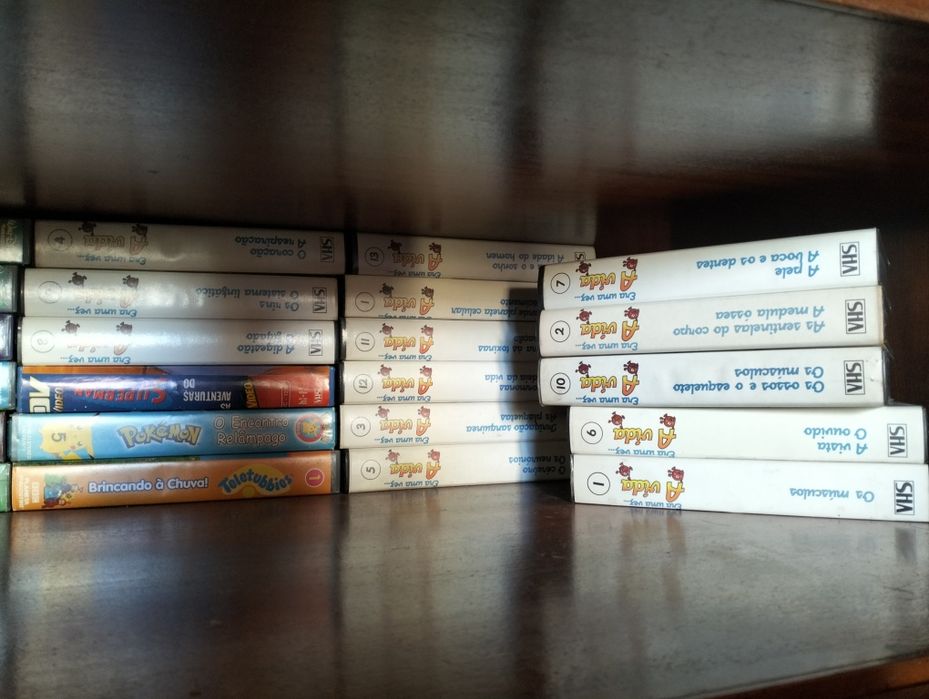 Leitor VHS e televisão analógica