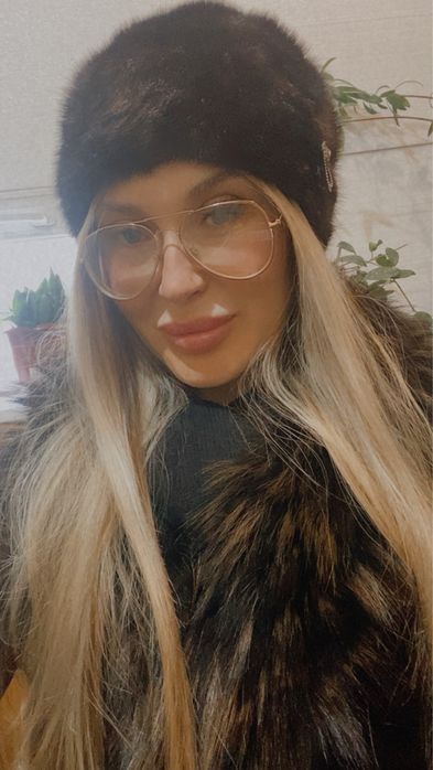 Шапка норкова жіноча