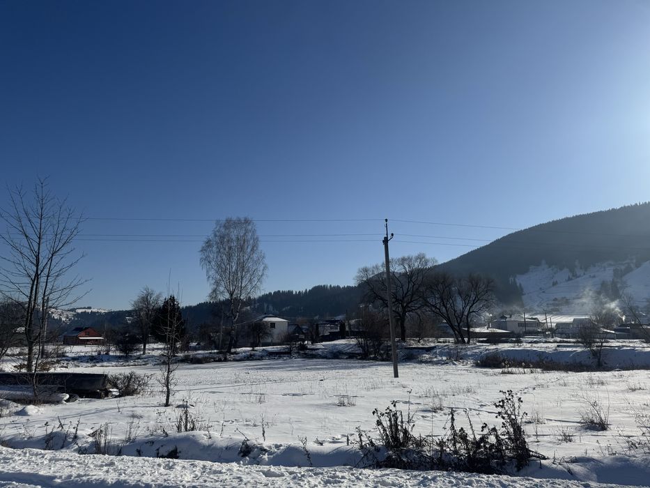 Продам ділянку 19 соток зі ставком і панорамою Карпат