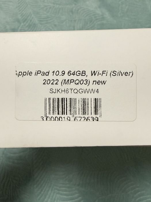 Продам планшет Apple iPad 10.9 (2022)