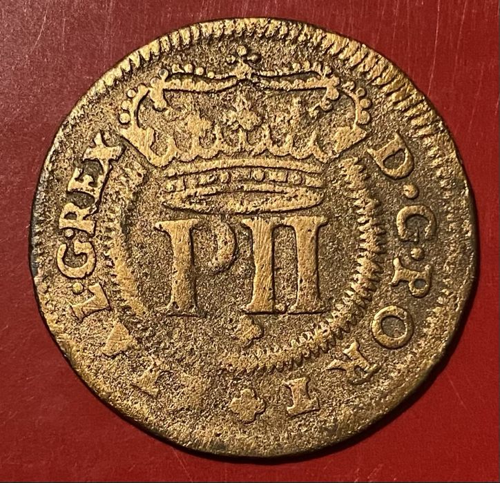 Moeda (2114) D. Pedro  P. Regente - V Teis 1703