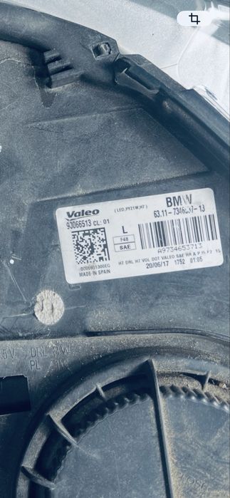 Фара ліва галоген BMW x1 f48 2017 рік