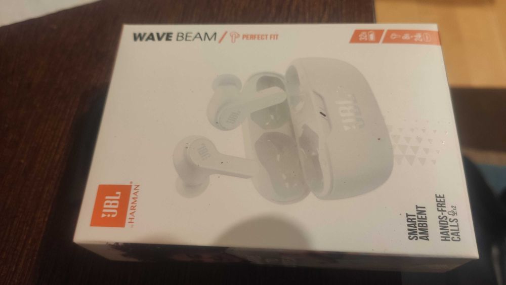 Słuchawki JBL Wave Beam Perfect Fit - bezprzewodowe, sportowe