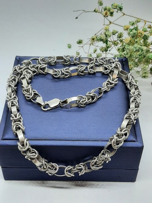 Elegancki naszyjnik ze srebra, srebro 925