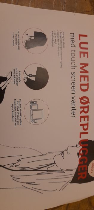 Комплект з сенсорними навушниками та сенсорними рукавичками