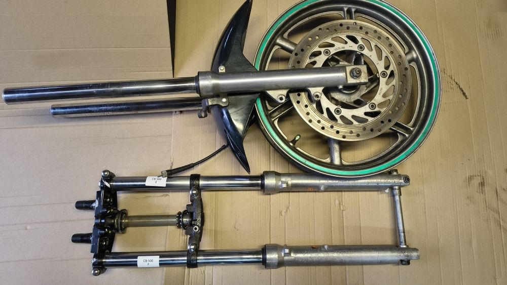 Диск, вилка, пера, вилка honda cb500