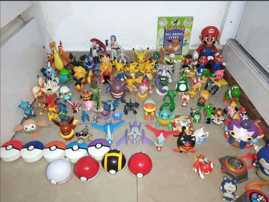 brinquedos pokémon, Mário, yokai watch