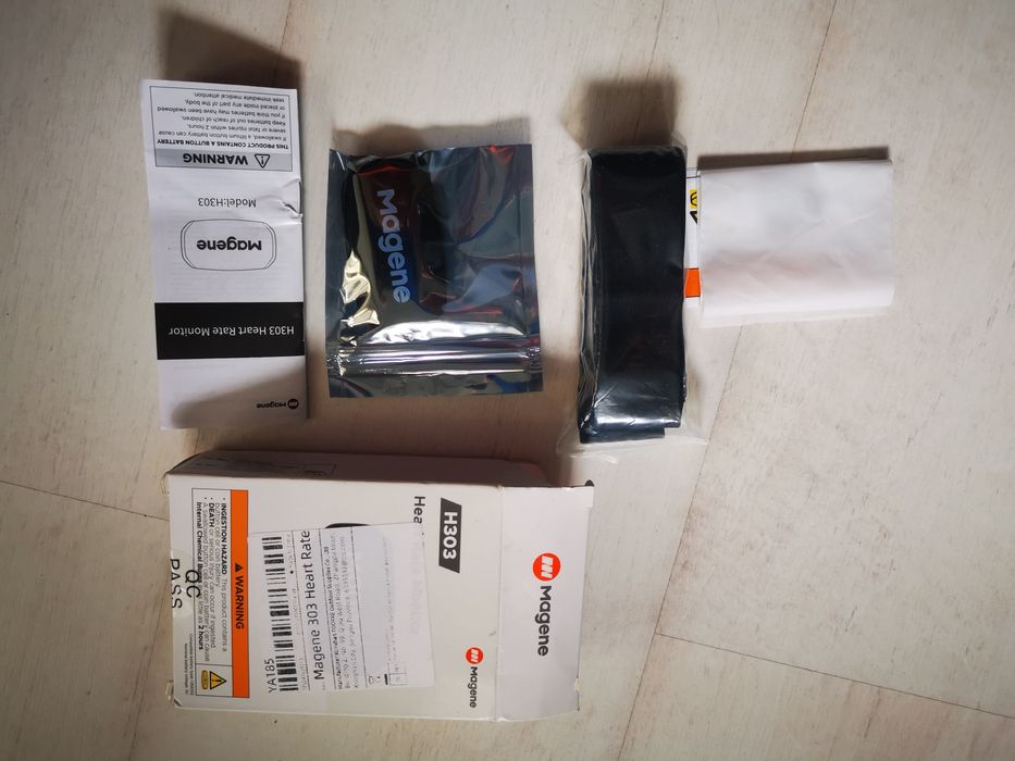 Nowa Opaska pomiaru tętna pulsometr czujnik  ANT+ BT Magene H303