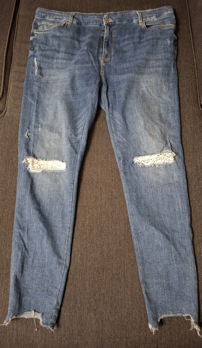 Spodnie Denim  jeans bdb- 50/52 damskie