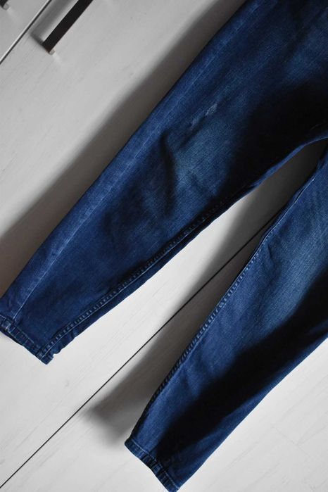 Spodnie jeansowe 36 S dżinsowe boyfriend mom dżinsy szerokie luźne jeansy