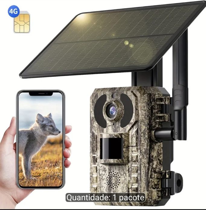 Câmera de caça 4g imagem 4k