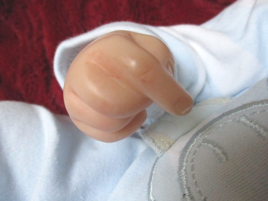 Lindo Bebe Reborn Real com cabelo MoHair