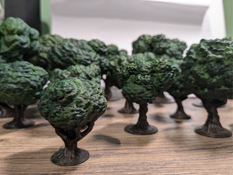 Набір фігурок «Дерева» для ДНД 4шт