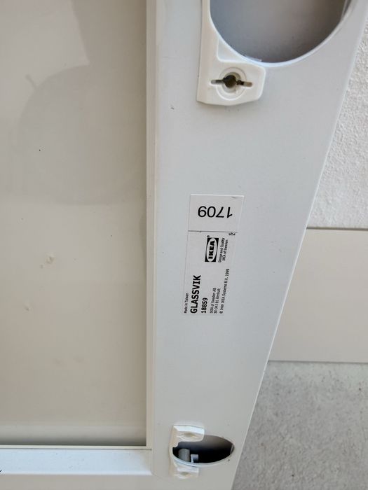 Frente porta Ikea Besta Brilhante/Vidro