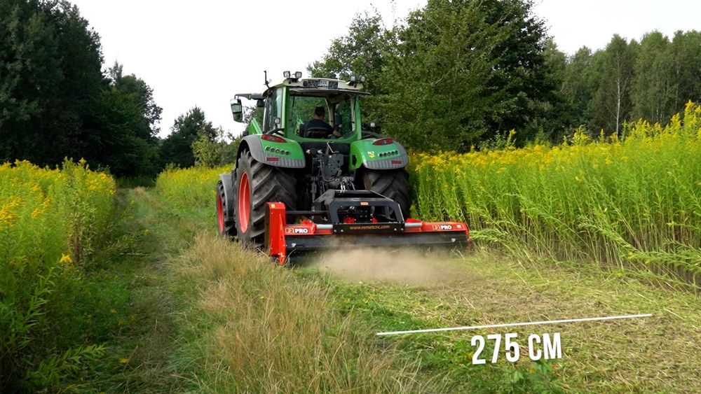 mulczer REMET F2-275 === ciężka kosiarka bijakowa REMET == NOWA == MULCZER bijakowy