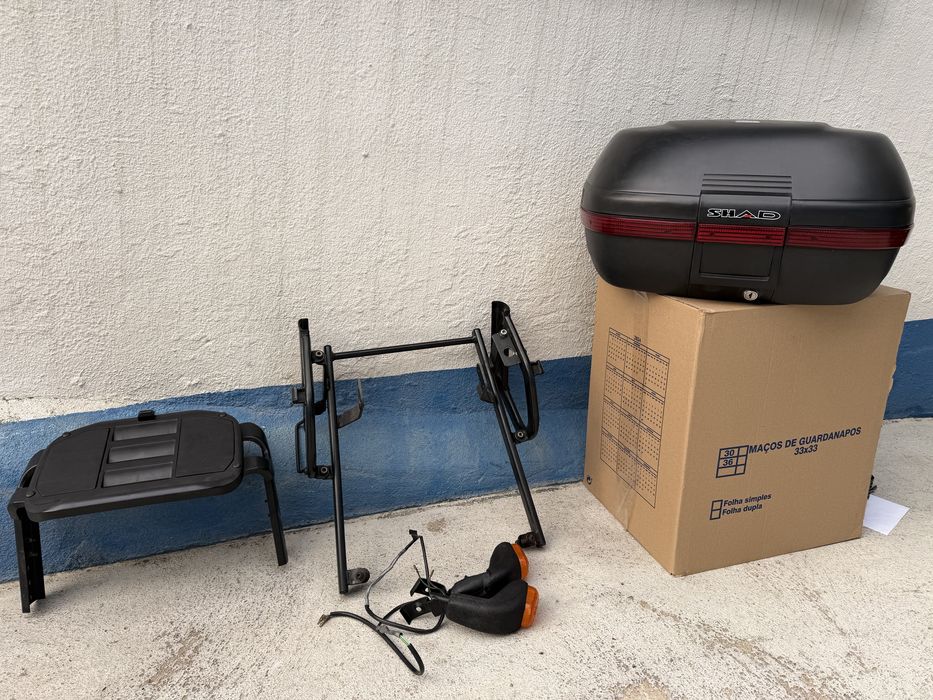 Top Case Shad SH90Touring+Suporte Shad Telescopic System Cbr1000F SC24